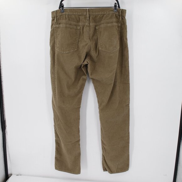 Frame pants Men 36 L32 L'Homme Slim corduroy Mid Rise Stretch flat front pocket - Picture 3 of 12